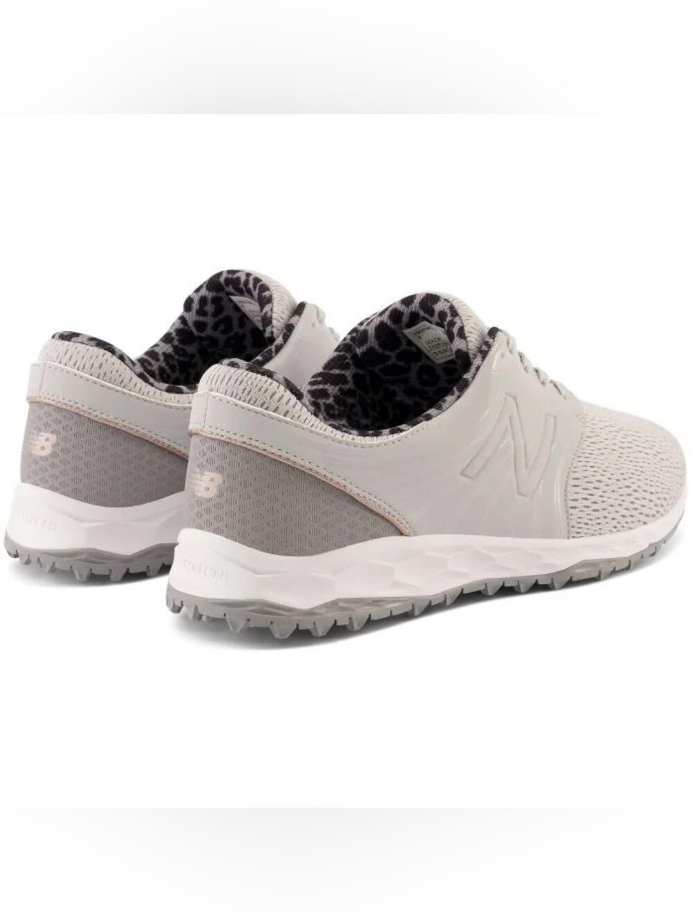 New In Box New Balance Womens Fresh Foam Breathe Golf Shoes - Light Grey Sz 6 - Picture 4 of 13